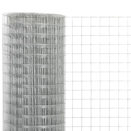 Vidaxl Chicken Wire 10x1,5 m ocynkowana stalowa srebrna kolorowa