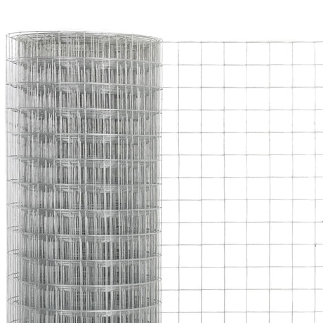 Drut do kurczaka Vidaxx 25x1,5 m stal ocynkowana w kolorze srebrnym