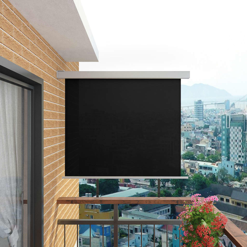 Vidaxl Balcony ekran wielofunkcyjny 150x200 cm czarny