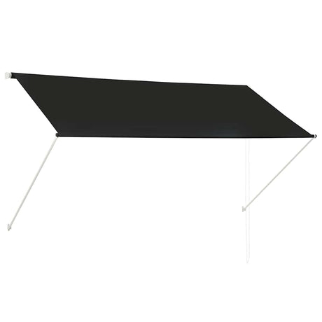 Vidaxl luifel rozszerzalny 250x150 cm antracyt