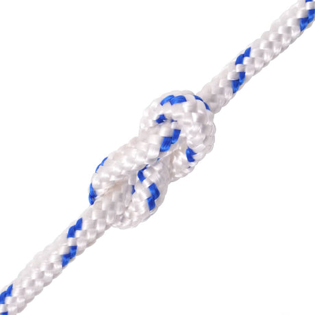 Lina rozruchowa vidaxl 12 mm 250 m polipropylenowa biała