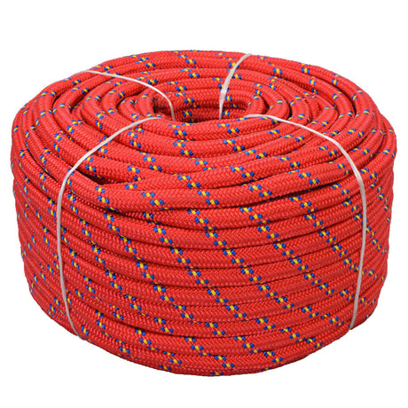 Lina do łodzi Vidaxxl 18 mm 50 m, polipropylenowa, czerwona