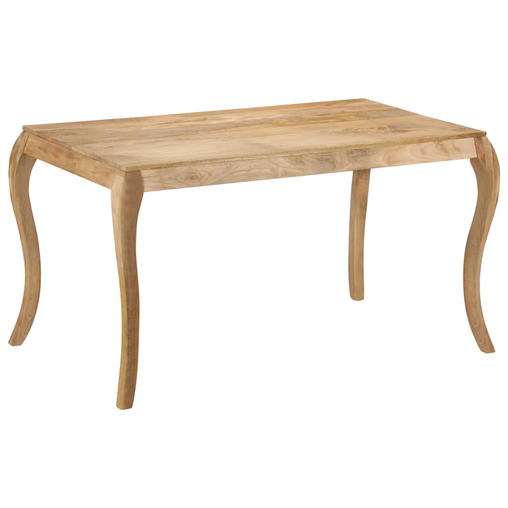 Vidaxl eettafel 135x75x76 cm massief mangohout