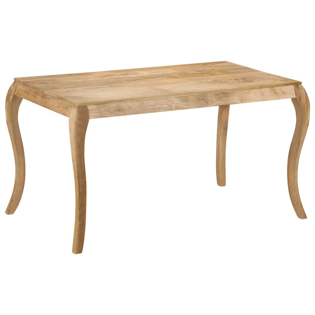Vidaxl eettafel 135x75x76 cm massief mangohout