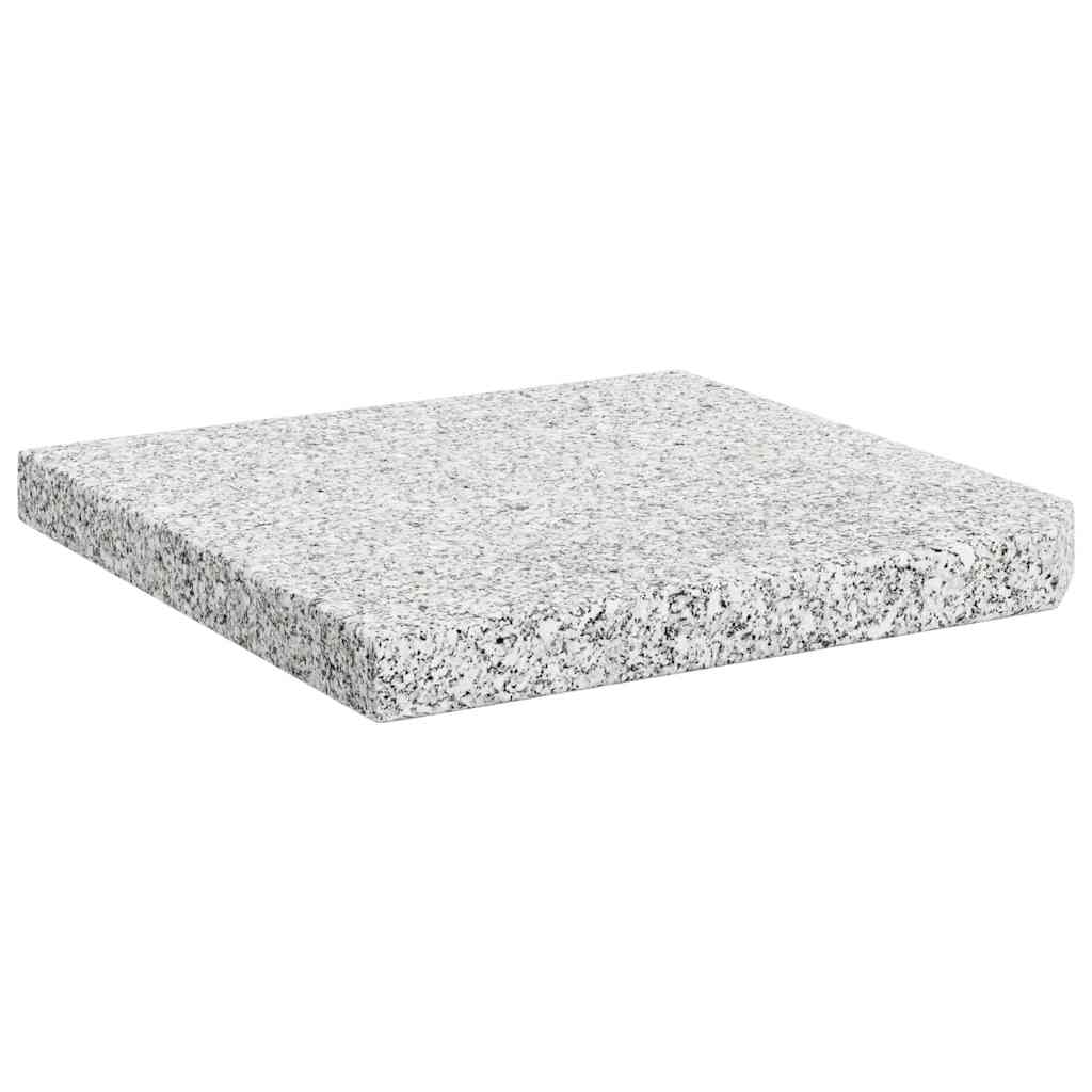 Vidaxl Parasol Foot Plack Square 25 kg granitowy szary