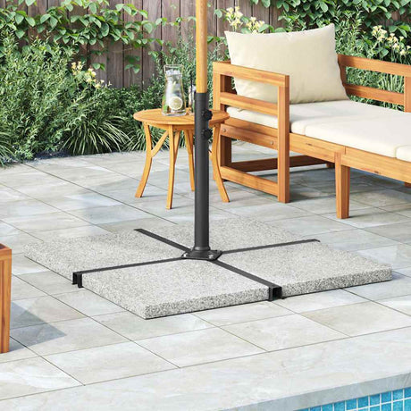 Vidaxl Parasol Foot Plack Square 25 kg granitowy szary