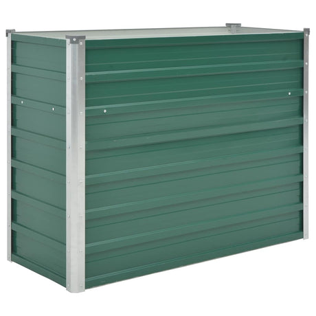 Vidaxl Sadzarka Zastanowana 100 x 40x77 cm ocynkowana stalowa zielona zielona