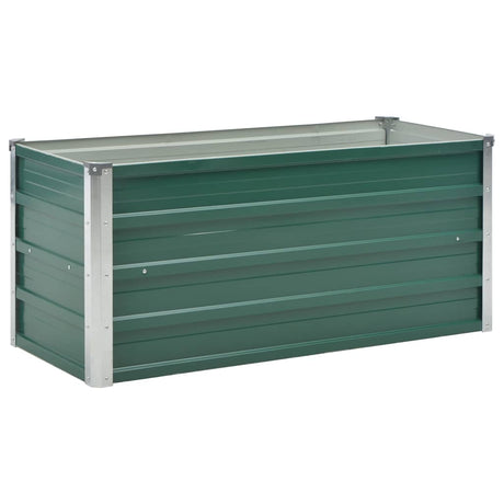 Vidaxl Sadzacza Wstaw 100x40x45 cm ocynkowana stalowa zielona