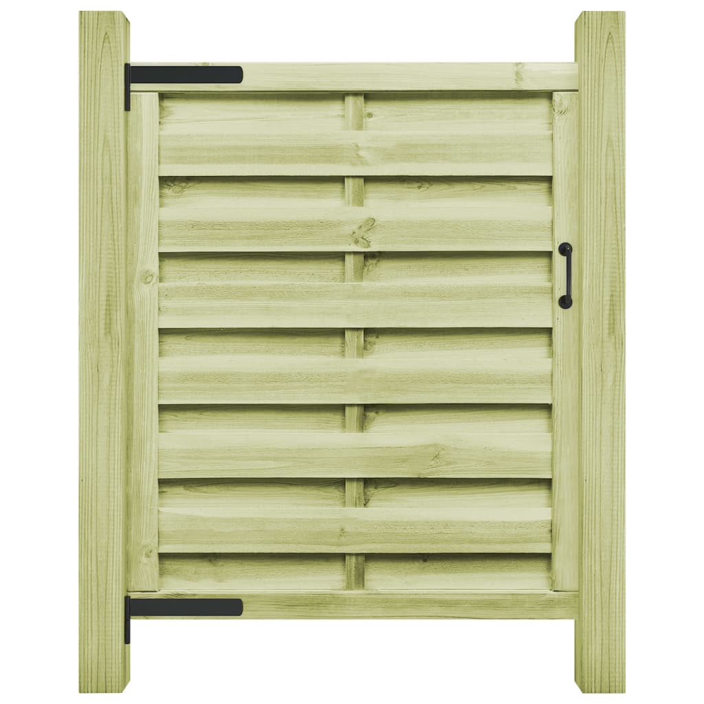 Vidaxl Poort 100x125 cm Impregnated Pine Wood Green