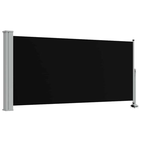 Rozsuwany parawan ogrodowy Vidaxx 120x300 cm czarny