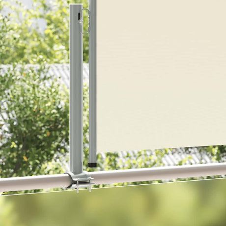 Rozsuwany parawan ogrodowy Vidaxx 120x300 cm w kolorze kremowym