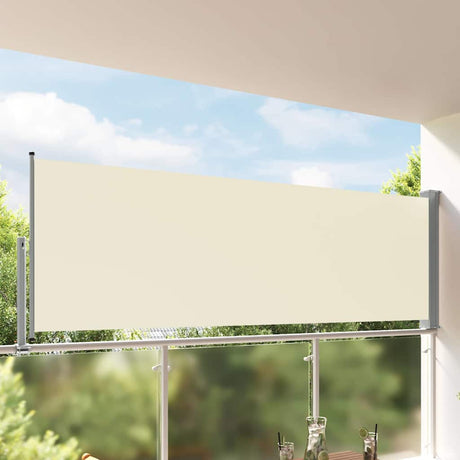 Rozsuwany parawan ogrodowy Vidaxx 120x300 cm w kolorze kremowym