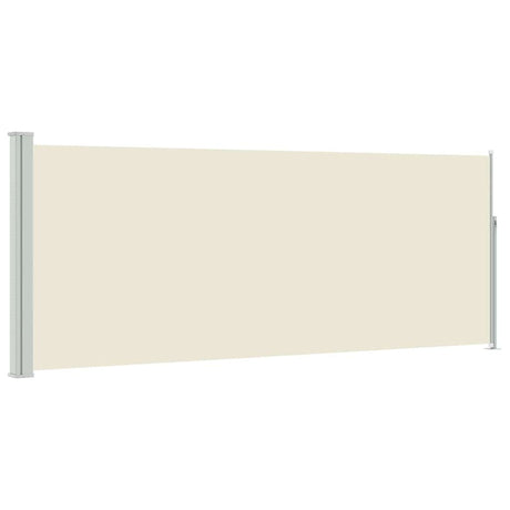 Rozsuwana szyba przeciwwietrzna Vidaxx 120x300 cm kremowa