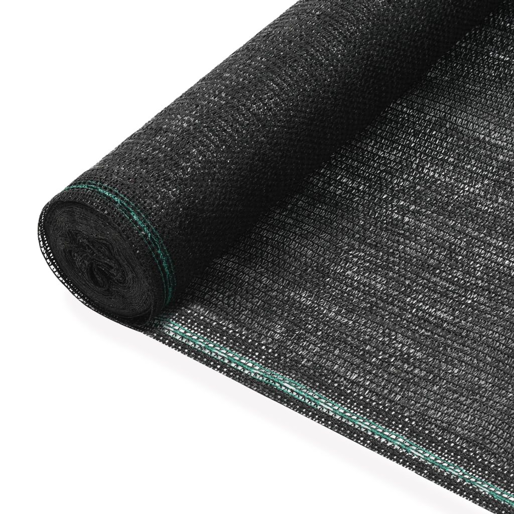 Vidaxl Tennis Screen 1.8x100 m HDPE Black