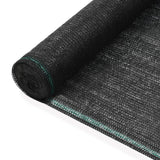 Vidaxl Tennis Screen 2x100 m HDPE Black