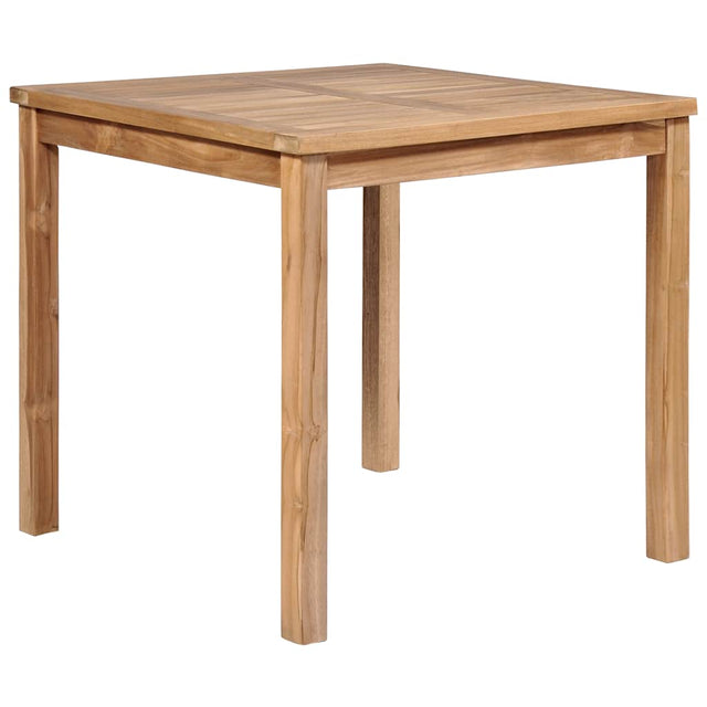 Vidaxl tuintafel 80x80x77 cm massief teakhout