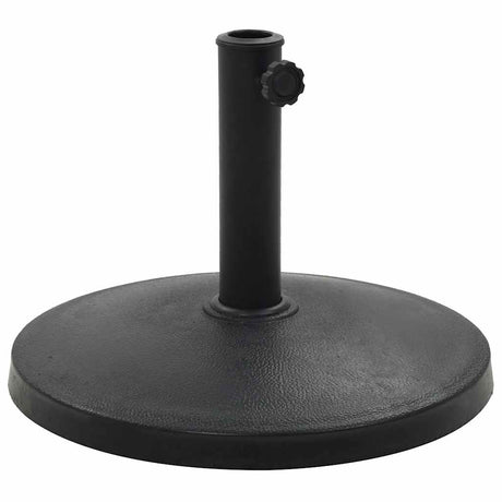 Vidaxl Parasol stopa około 10 kg poliryna czarna
