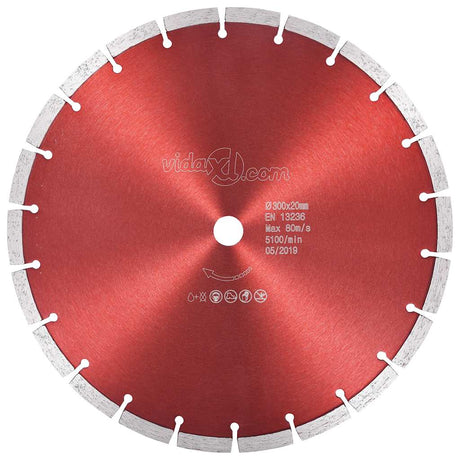 Vidaxl Diamond Saw liść 300 mm stal