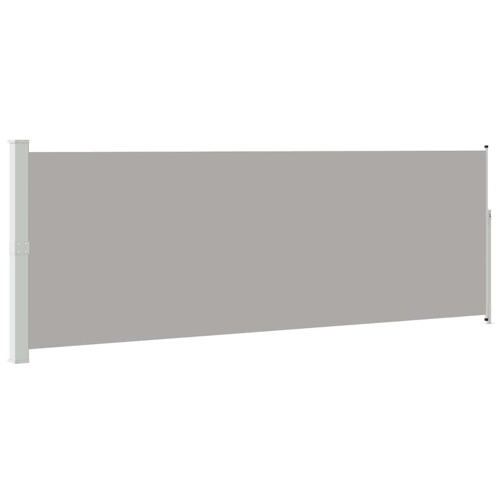 Vidaxl Sandshield Extenble 160x500 cm szary