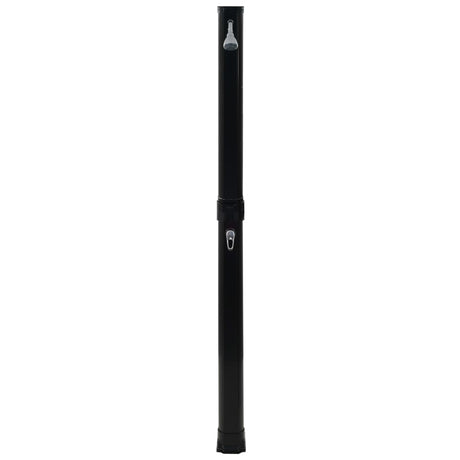 Vidaxl solardouche składany 23 l 214 cm czarny