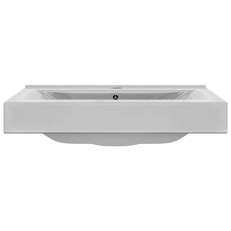 Vidaxl Washbasin z lądowaniem 60x46x16 cm ceramiczny srebrny w kolorze