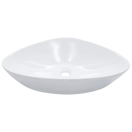 Vidaxl Washbasin 58.5x39x14 cm ceramiczna biała