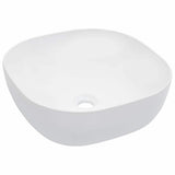 Vidaxl Washbasin 42.5x42.5x14.5 cm ceramiczna biała