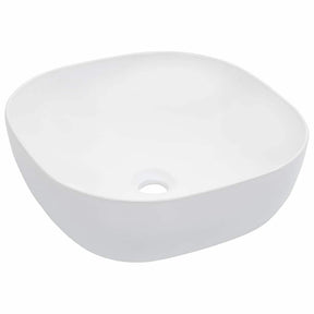 Vidaxl Washbasin 42.5x42.5x14.5 cm ceramiczna biała