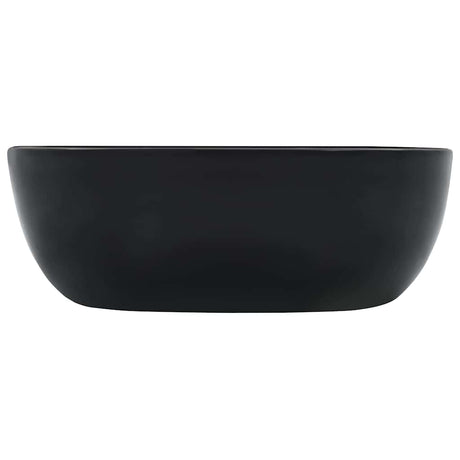 Vidaxl Washbasin 42,5x42,5x14.5 cm ceramiczna czarna