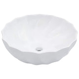Vidaxl Washbasin 46x17 cm ceramiczna biała