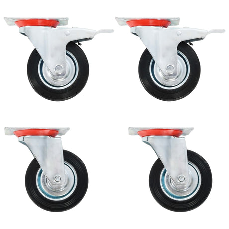 Kółka skrętne Vidaxx 4 szt. 100 mm