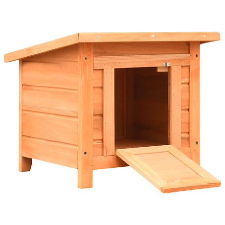Vidaxl Kattenhuis 50x46x43.5 cm stałą sosnową i sosnową