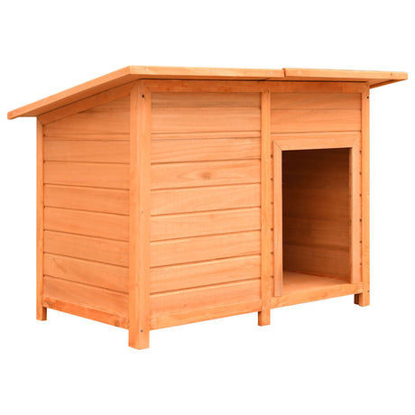 Vidaxl Dog Loft 120x77x86 cm Solid sosna i drewno ogniowe
