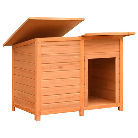 Vidaxl Dog Loft 120x77x86 cm Solid sosna i drewno ogniowe