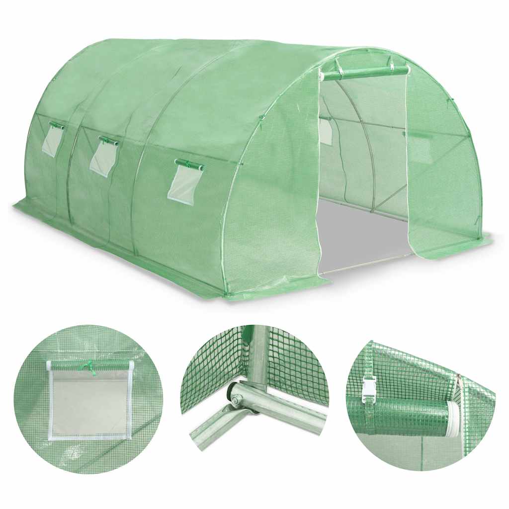 Vidaxl Greenhouse 13,5 m² 450x300x200 cm