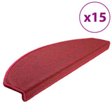 Maty schodowe Vidaxx 15 szt. 65x24x4 cm czerwone półokrągłe duże
