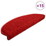 Maty schodowe Vidaxx 15 szt. 65x21x4 cm czerwone półokrągłe duże