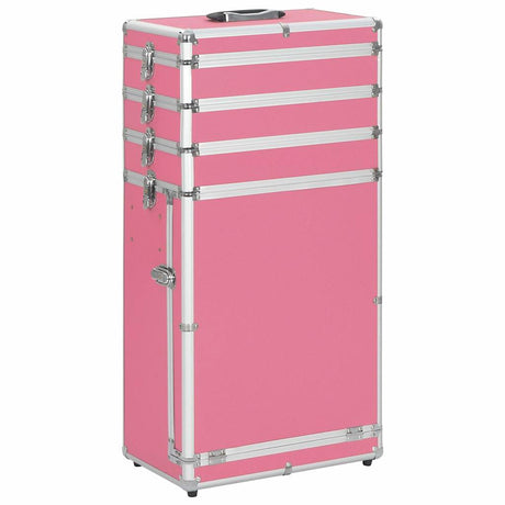 Vidaxl Makeup Trolley Aluminium Róż