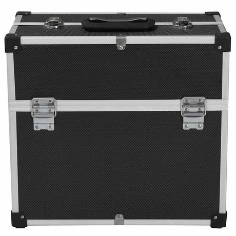 Vidaxl narzędzia 38x22.5x34 cm aluminiowa czarna