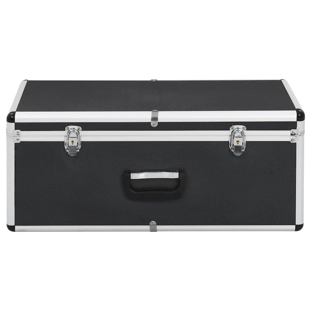 Vidaxl Storage Case 2 St Aluminium Black