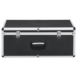 Vidaxl Storage Case 2 St Aluminium Black
