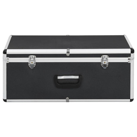Vidaxl Storage Case 2 St Aluminium Black
