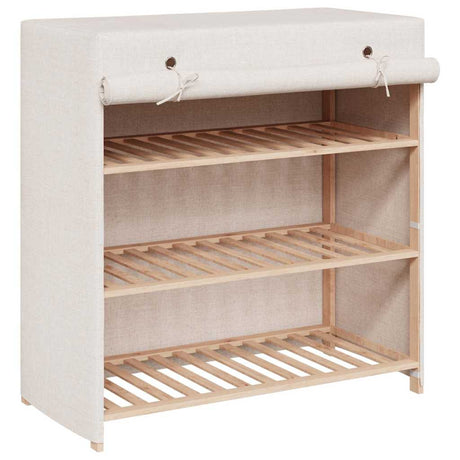Szafka buta vidaxl z osłoną 79x40x80 cm tkanin biały