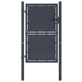 Brama VidaXL 100x175 cm, stal, antracyt