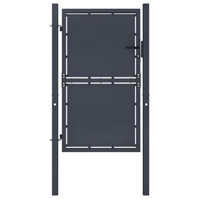 Brama VidaXL 100x175 cm, stal, antracyt