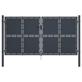 Brama VidaXL 300x125 cm stal antracytowa