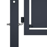Brama VidaXL 300x175 cm stal antracytowa
