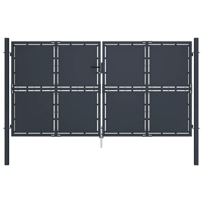 Brama VidaXL 300x200 cm stal antracytowa
