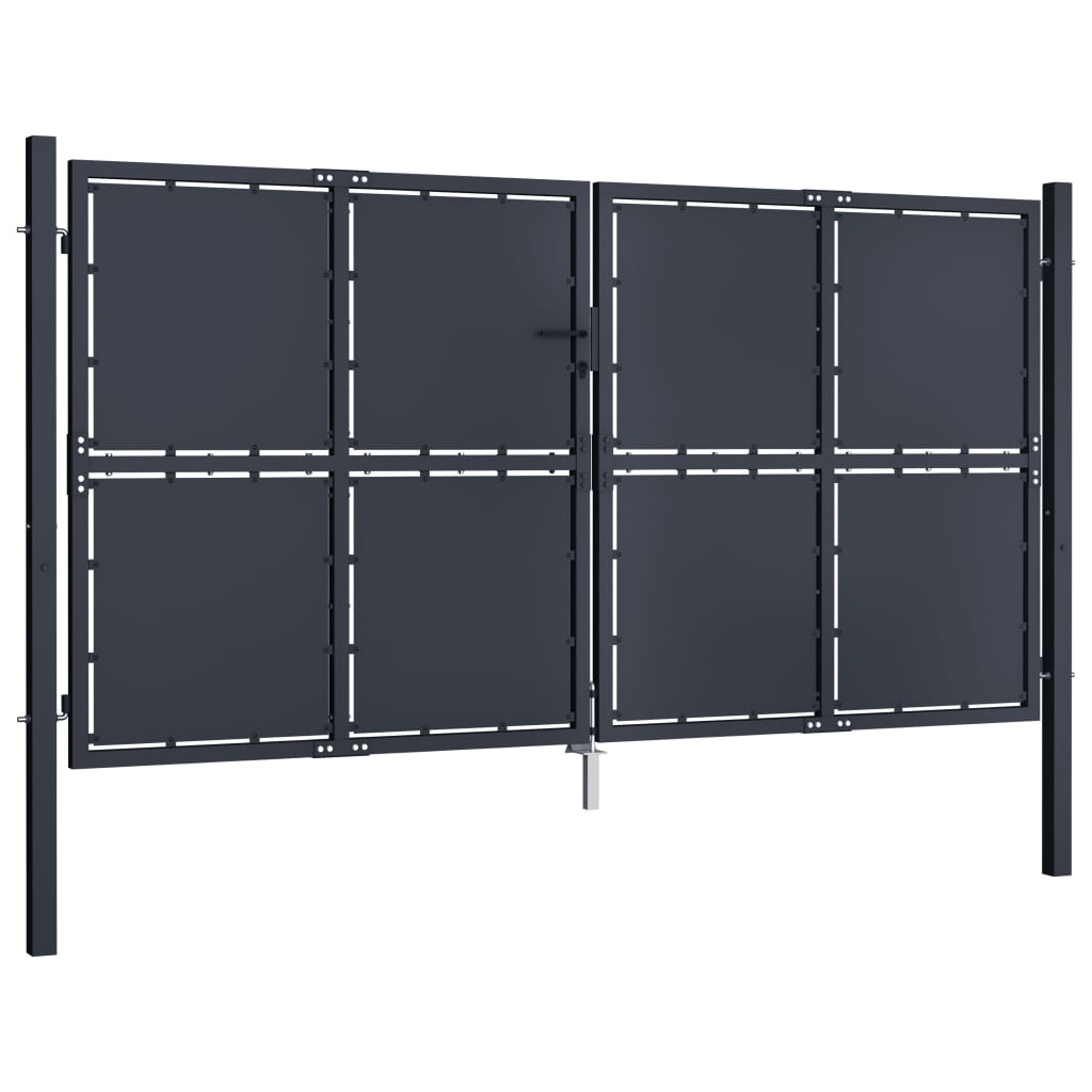 Brama VidaXL 300x200 cm stal antracytowa