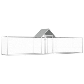 Vidaxl Chicken Run 5x1x1,5 m ocynkowana stal
